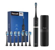 Sonic toothbrush with head set and case FairyWill FW-P11 (Black)