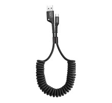 Baseus Spring-loaded USB-C cable 1m 2A (Black)