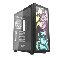 Darkflash DK210 Graffiti computer case (black)