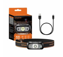 Headlight Superfire HL05-D, 110lm, USB