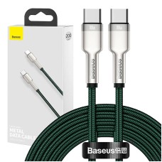 Cable USB-C to USB-C Baseus Cafule, 100W, 2m (green)