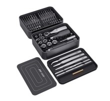 Screwdrivers, Tweezers, Ratchet Wrench, Set of 100 pcs, JIMI Home FM-3,