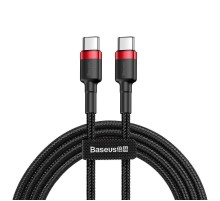 USB-C PD Baseus Cable Cafule PD 2.0 QC 3.0 60W 1m (black and red)