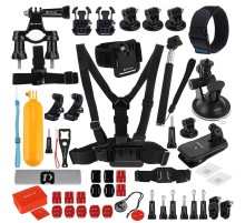 Set of 53 Puluz accessories for sports cameras PKT16