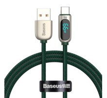 Baseus Display Cable USB to Type-C, 66W, 1m (green)