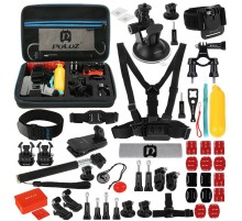 Set of 53 Puluz accessories for sports cameras PKT09