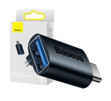 Baseus Ingenuity USB-C to USB-A adapter OTG (blue)