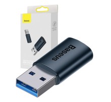 Baseus Ingenuity USB-A to USB-C adapter OTG (blue)
