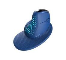 Bezprzewodowa mysz pionowa Delux M618XSD BT+2.4G RGB (niebieska)