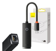 Baseus Lite Series USB-C to RJ45 network adapter, 100Mbps (black)