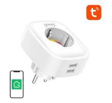 Smart plug WiFi Gosund SP112 2xUSB, 16A, Tuya