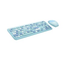 Wireless keyboard + mouse set MOFII 666 2.4G (Blue)