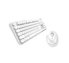 Wireless keyboard + mouse set MOFII Sweet 2.4G (white)