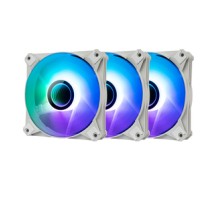 Computer fan set ARGB Darkflash INF8 3in1 120x120 (white)
