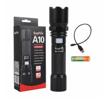 Flashlight Superfire A10, 550lm, USB