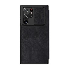 Case Nillkin Qin Leather Pro for SAMSUNG S22 Ultra (black)