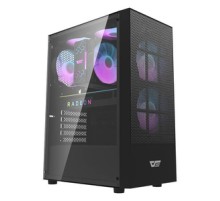 Darkflash A290 computer case (black) + 3 fans