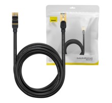 Baseus Ethernet RJ45, 10Gbps, 8m network cable (black)