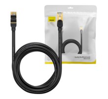 Baseus Ethernet RJ45, 10Gbps, 5m network cable (black)