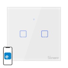 Smart Switch WiFi + RF 433 Sonoff T1 EU TX (2-channel)