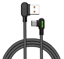 USB to USB-C cable Mcdodo CA-5280 LED, 3m (black)