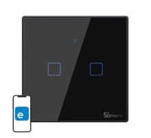 Touch light switch WiFi + RF 433 Sonoff T3 EU TX (2-channel)