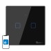 Touch light switch WiFi + RF 433 Sonoff T3 EU TX (2-channel)