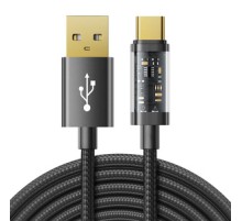USB to USB-C cable Joyroom S-UC027A12 3A, 1.2m (black)