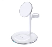 Wireless charger Choetech with stand 2in1 (white)