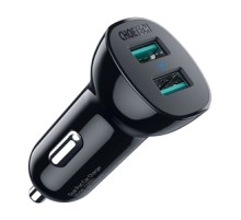Choetech C0051 36W QC 3.0 car charger (black)