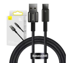Baseus Tungsten Gold Cable USB to USB-C, 100W, 1m (black)