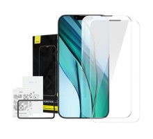 Baseus Crystal Tempered Glass Dust-proof 0.3mm for iPhone 14 Plus/13 Pro Max (2pcs)