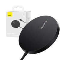 Magnetic Wireless Charger Baseus Simple Mini3 15W (Black)