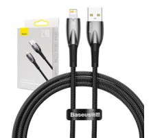 USB cable for Lightning Baseus Glimmer Series, 2.4A, 1m (Black)