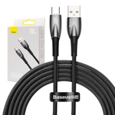 USB cable for USB-C Baseus Glimmer Series, 100W, 2m (Black)