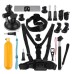 Set of 20 Puluz accessories for sports cameras (including Osmo Action 5 Pro, Insta360 Ace Pro 2) PKT18