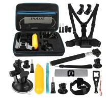 Puluz set of 20 accessories for sports cameras (including Osmo Action 5 Pro) PKT11