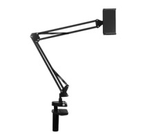Desk stand Puluz with phone/tablet holder (black)