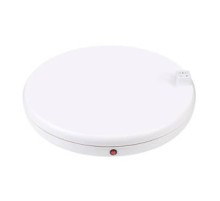 Rotating display stand Puluz with power socket 45 cm (white)