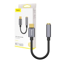 Baseus L54 Audio Adapter USB-C + mini jack 3,5mm (Black+Gray)