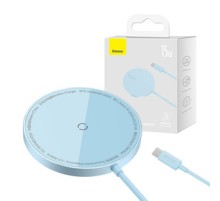 Magnetic Wireless Charger Baseus Simple Mini 3 15W (Blue)