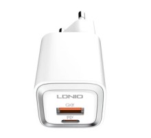 Wall charger LDNIO A2318M USB, USB-C + USB-C - Lightning Cable