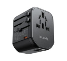 Universal wall charger Mcdodo EU/US/AU/UK CP-3471, PD 20W (black)