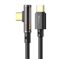 USB-C to USB-C Prism 90 degree cable Mcdodo CA-3401, 100W, 1.8m (black)