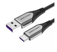 Cable USB-C to USB 2.0 Vention COFHG FC 5A 1.5m (grey)