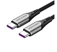 Cable USB-C 2.0 to USB-C Vention TAEHF PD 100W 1m (gray)
