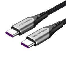 Cable USB-C 2.0 to USB-C Vention TAEHF PD 100W 1m (gray)