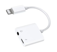 Audio Adapter Lightning / 3.5 mm Joyroom S - Y105 (white)