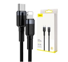Baseus Cafule Cable Type-C to iP PD 18W 1m Gray+Black