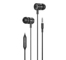 Foneng EP200 wired, in-ear headphones, mini jack (black)